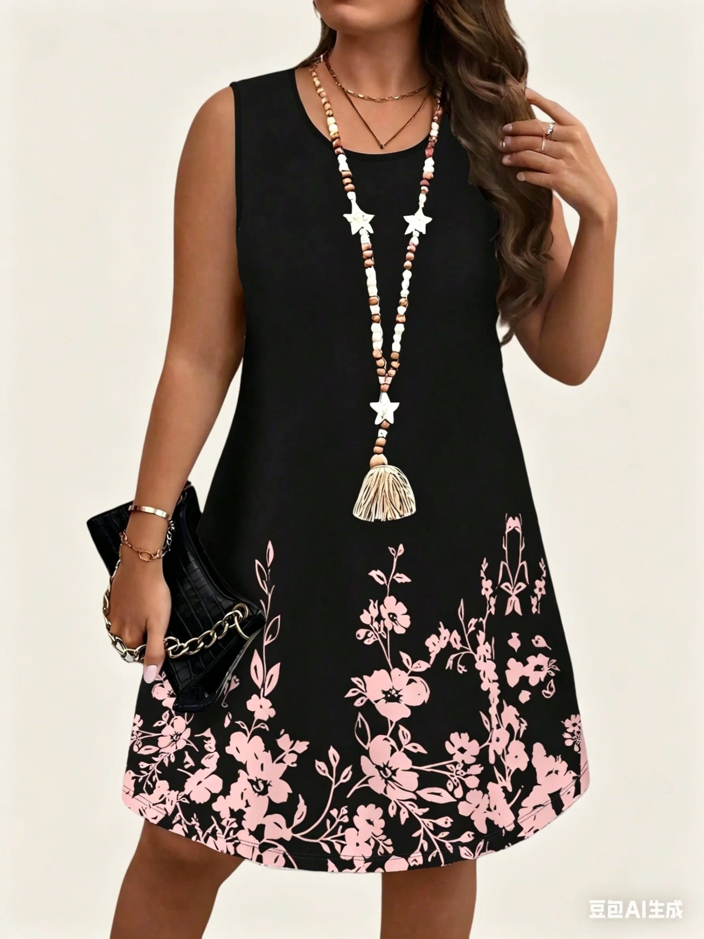 Summer Floral Oversized Female Clothing Dress