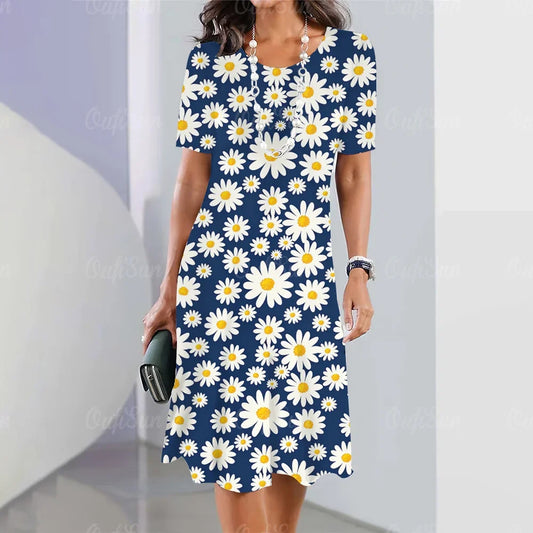 Elegant Beautiful Casual Mini  Summer Sweet Dress