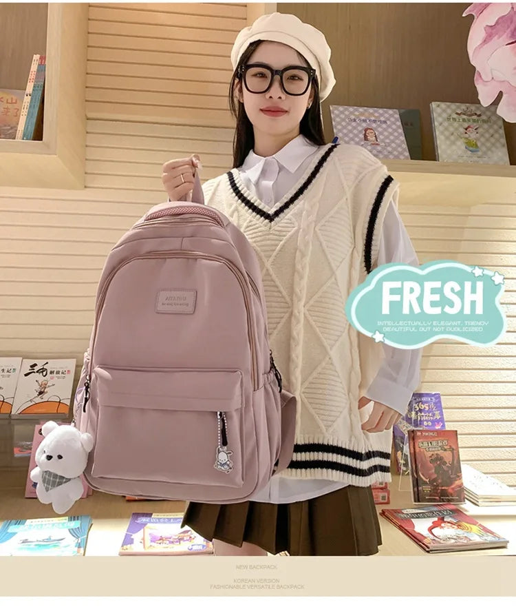 Teenage Bookbackpack Schoolbag For Girls