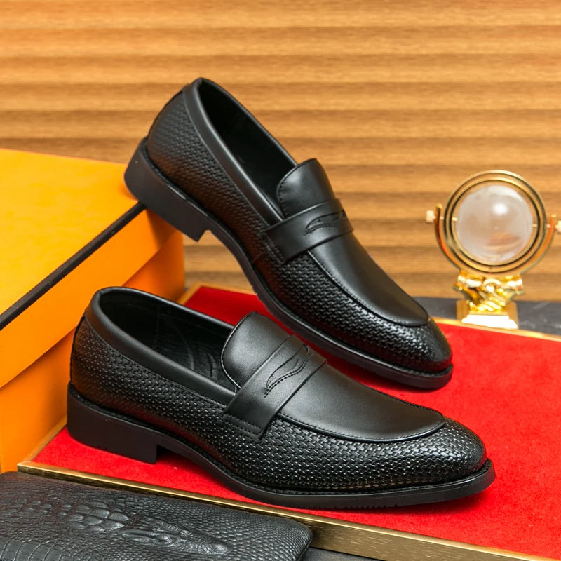 Classic Loafers Slip-on Plus Size 45 46 Original Office and Business Shoes