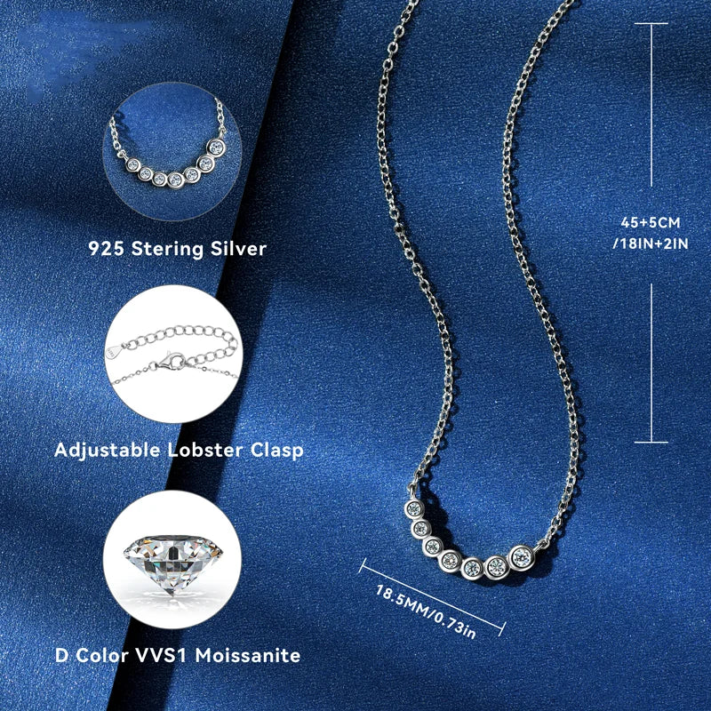 Pendant Silver Necklaces Sparkling Chains 