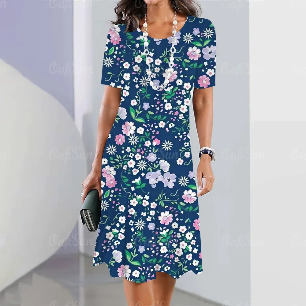 Elegant Beautiful Casual Mini  Summer Sweet Dress