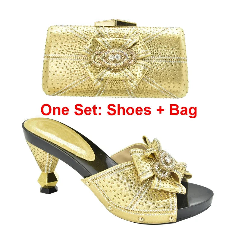 Shoes and Bag for Party Wedding Plus Size Women Shoes