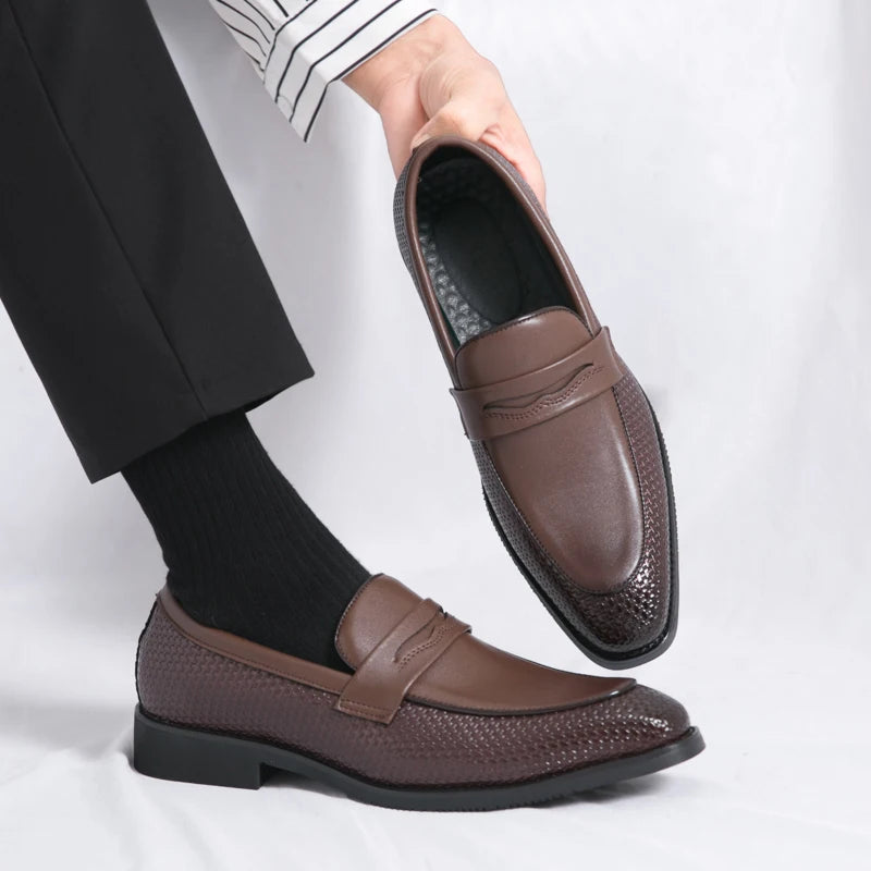 Classic Loafers Slip-on Plus Size 45 46 Original Office and Business Shoes