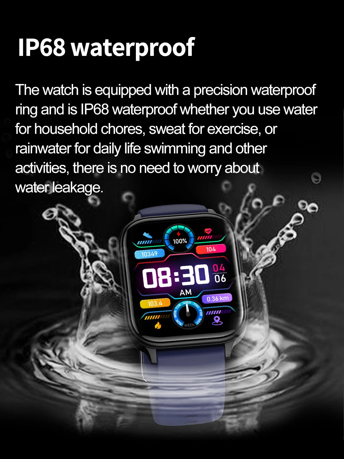 New ECG+PPG AI Health Diagnose Smart Watch Men And Women, Blood Lipid BP Uric Acid Heart rate Tracker