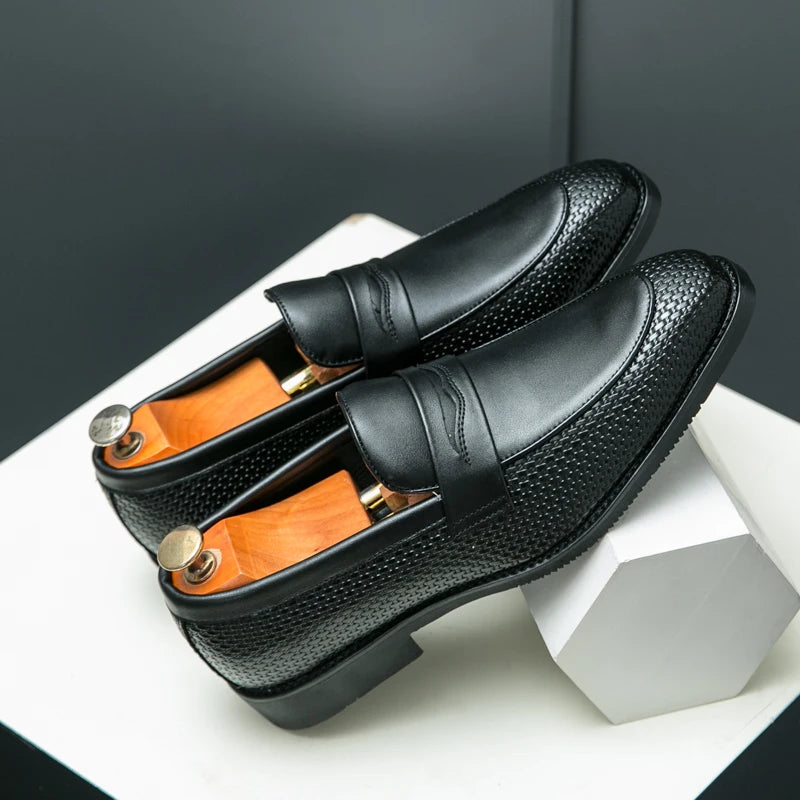 Classic Loafers Slip-on Plus Size 45 46 Original Office and Business Shoes