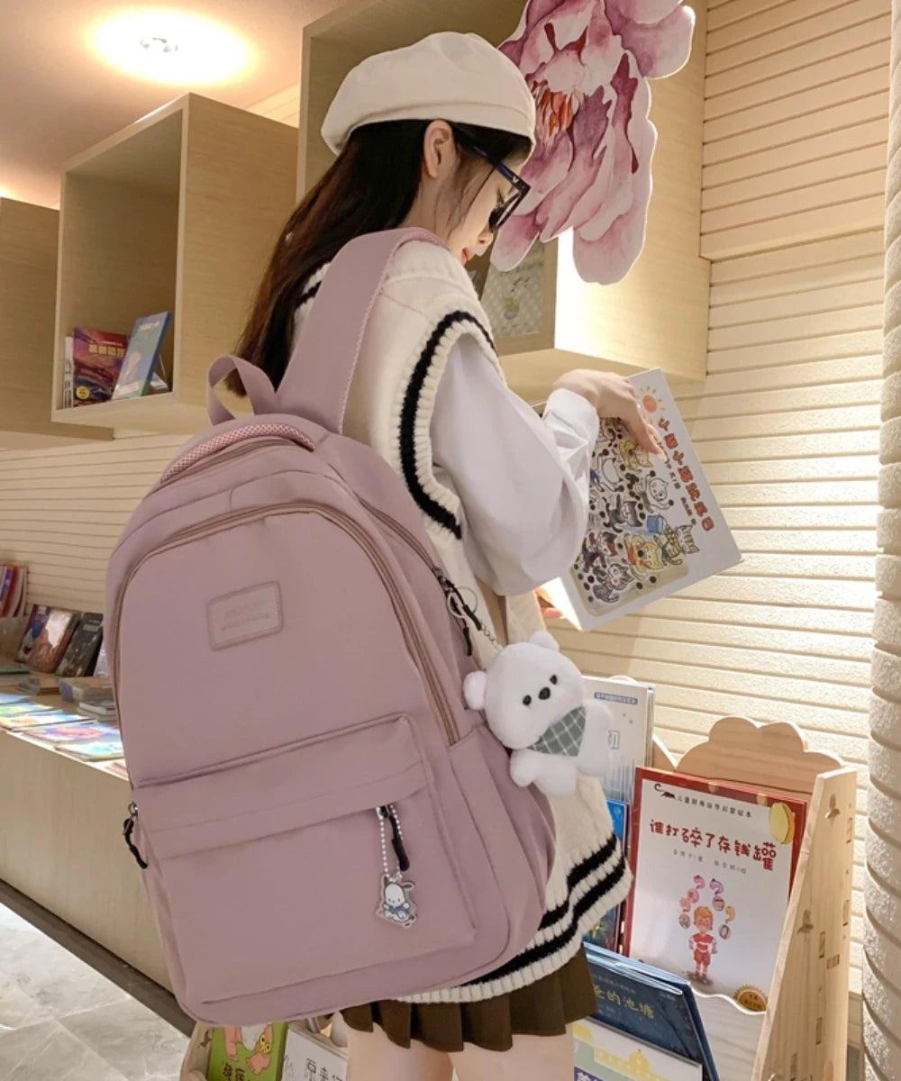 Teenage Bookbackpack Schoolbag For Girls