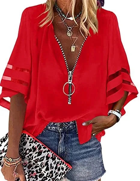 Summer Casual Short Sleeve Tops