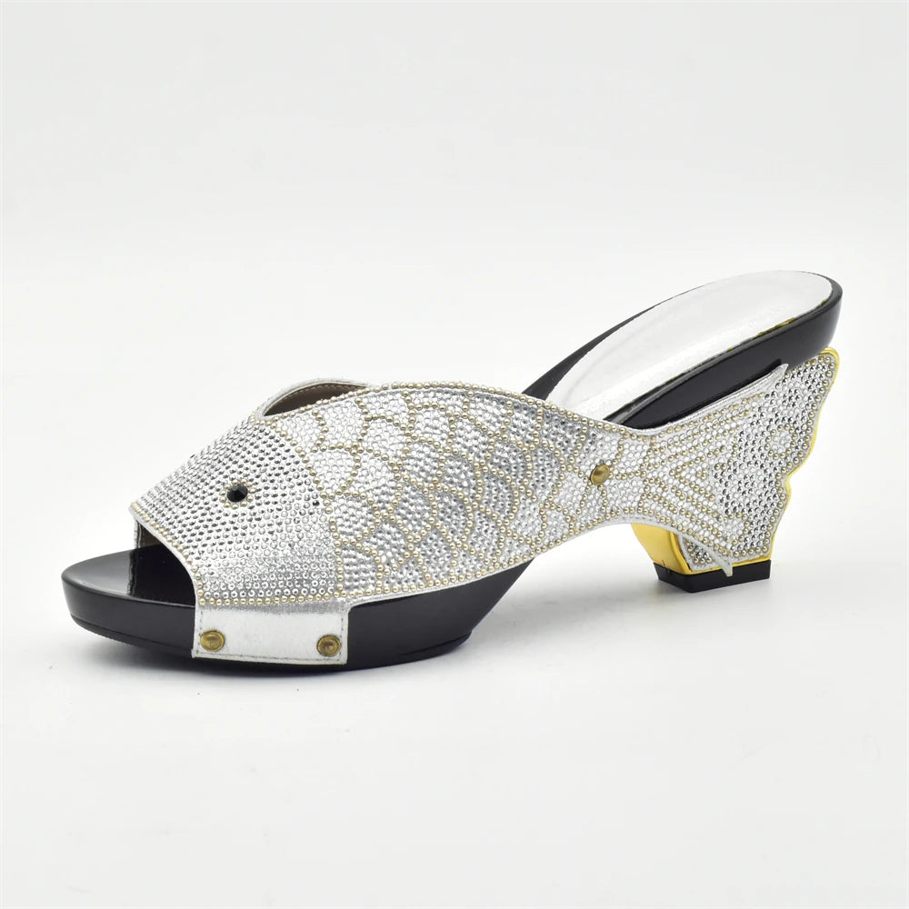 Matching Shoes and Bag Set for Wedding  Women Shoes and Bag Set