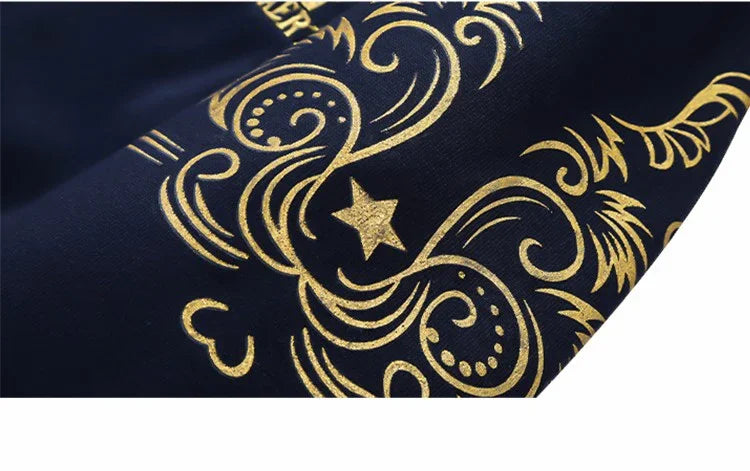 Men's autumn and winter sports set hooded casual cardigan jacket outdoor thickened warm sport