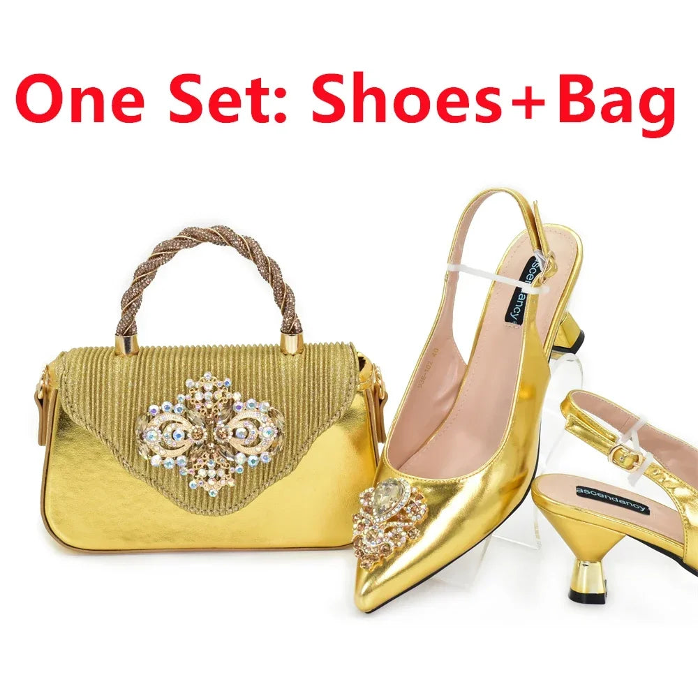 New Fashion Women Shoes and Bags To Match