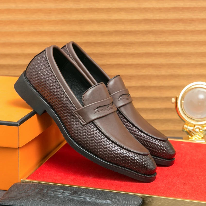 Classic Loafers Slip-on Plus Size 45 46 Original Office and Business Shoes