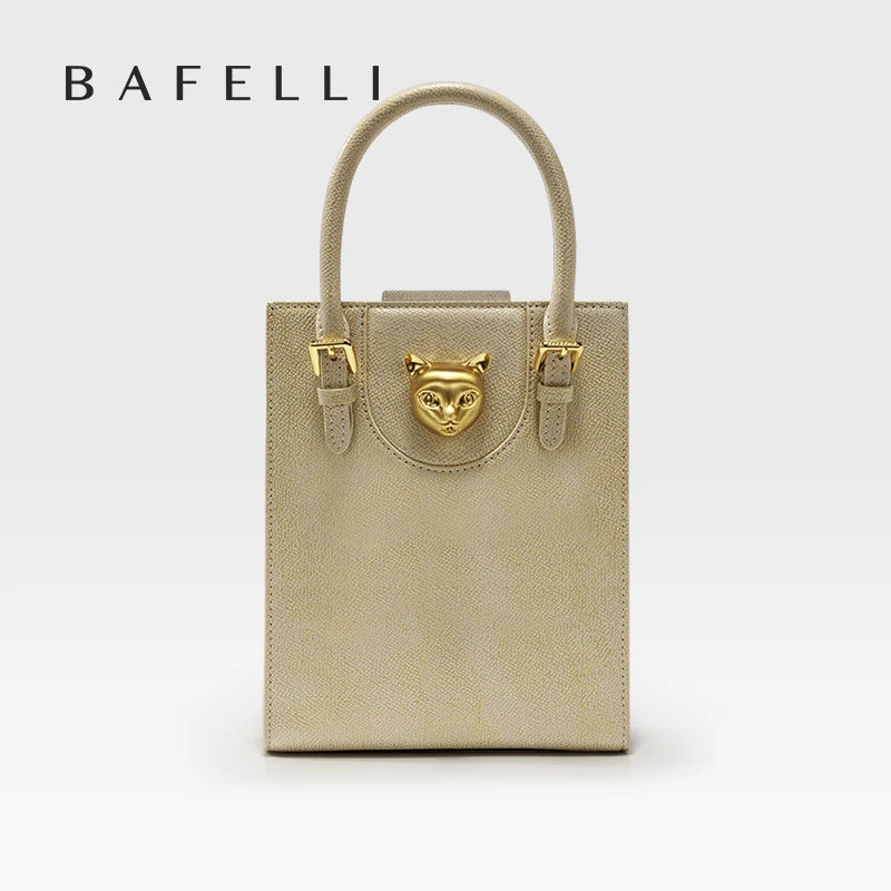 BAFELLI 2025 NEW WOMEN'S HANDBAG CAT LUXURY BRAND DESIGNER ORIGINAL STYLE TRENDING SHOULDER CASUAL BAGS