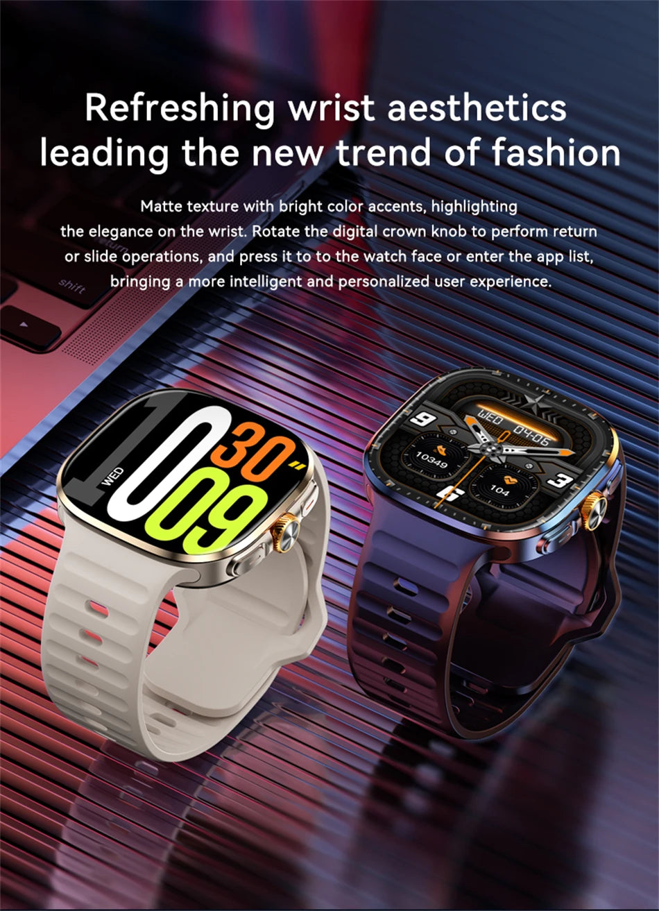 5G/4G Full Network Smart Watch 2.40 inch Big Screen HD Video Call 8GB+128GB RAM 2100mAh Google Play WIFI GPS Sim Card