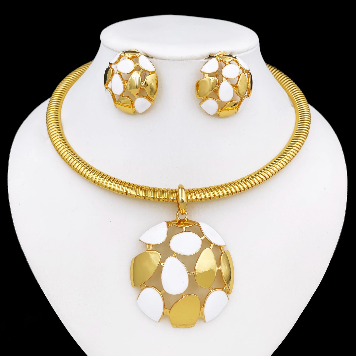 Necklace  Pendant And Earrings 3pcs Jewelry Set