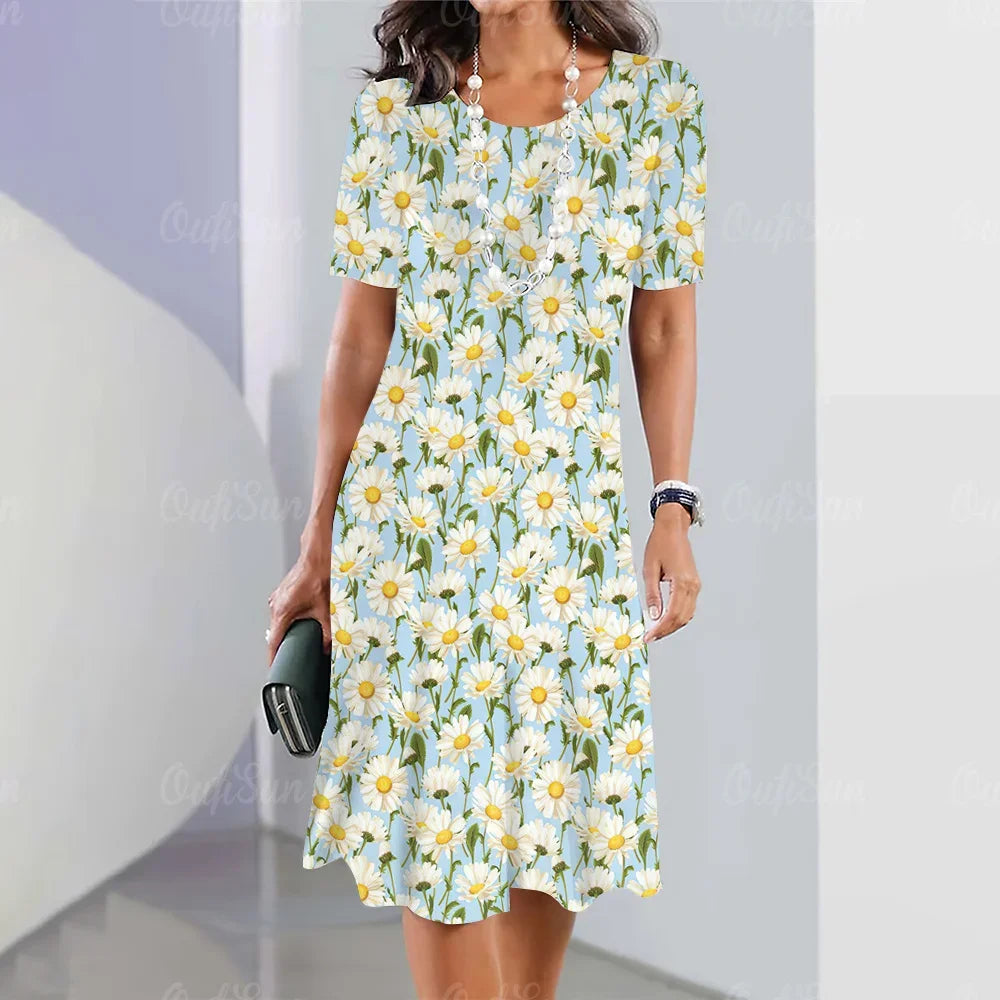 Elegant Beautiful Casual Mini  Summer Sweet Dress
