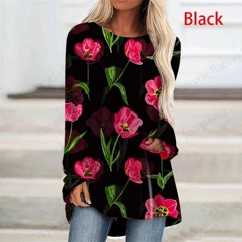 Lady Long Sleeve T shirt Breathable Tshirt