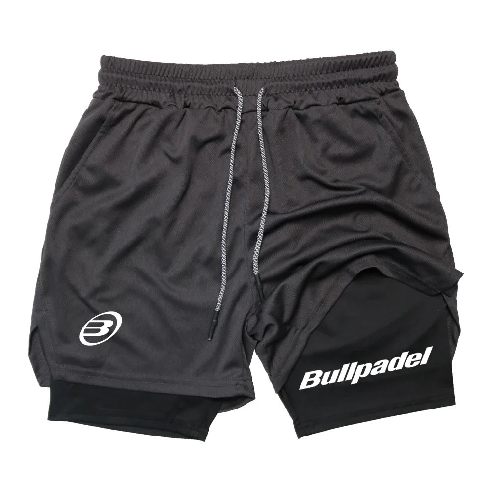 Men's Trousers Outdoor Running  Padel Sport Shorts  Breathable Tennis Quick-Drying BadmintonSportwear