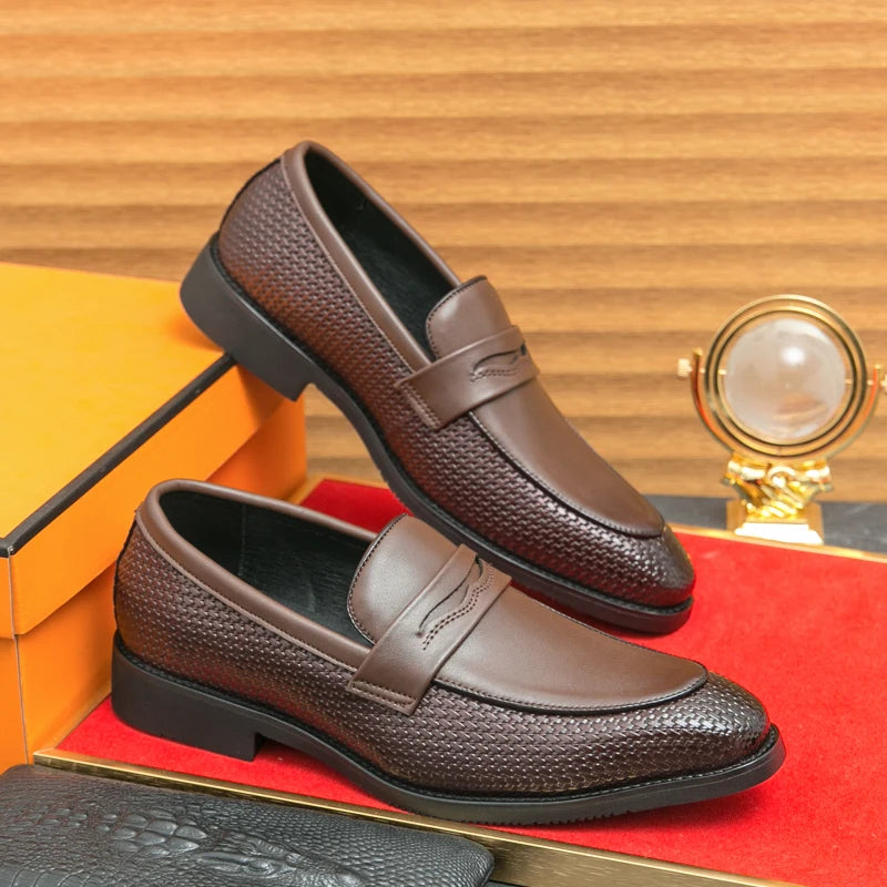 Classic Loafers Slip-on Plus Size 45 46 Original Office and Business Shoes
