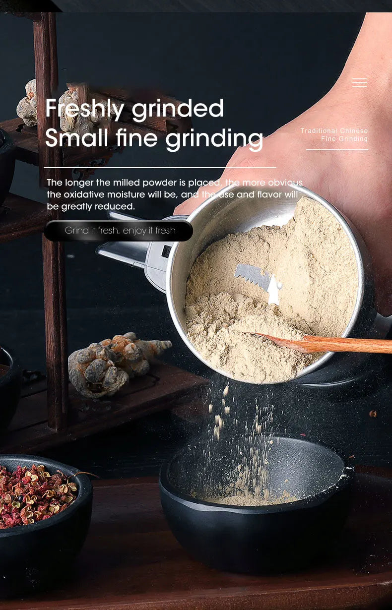 400W Electric Multifunctional Coffee Grinder Kitchen Cereal Nuts Beans Spices Grains Grinder Machine