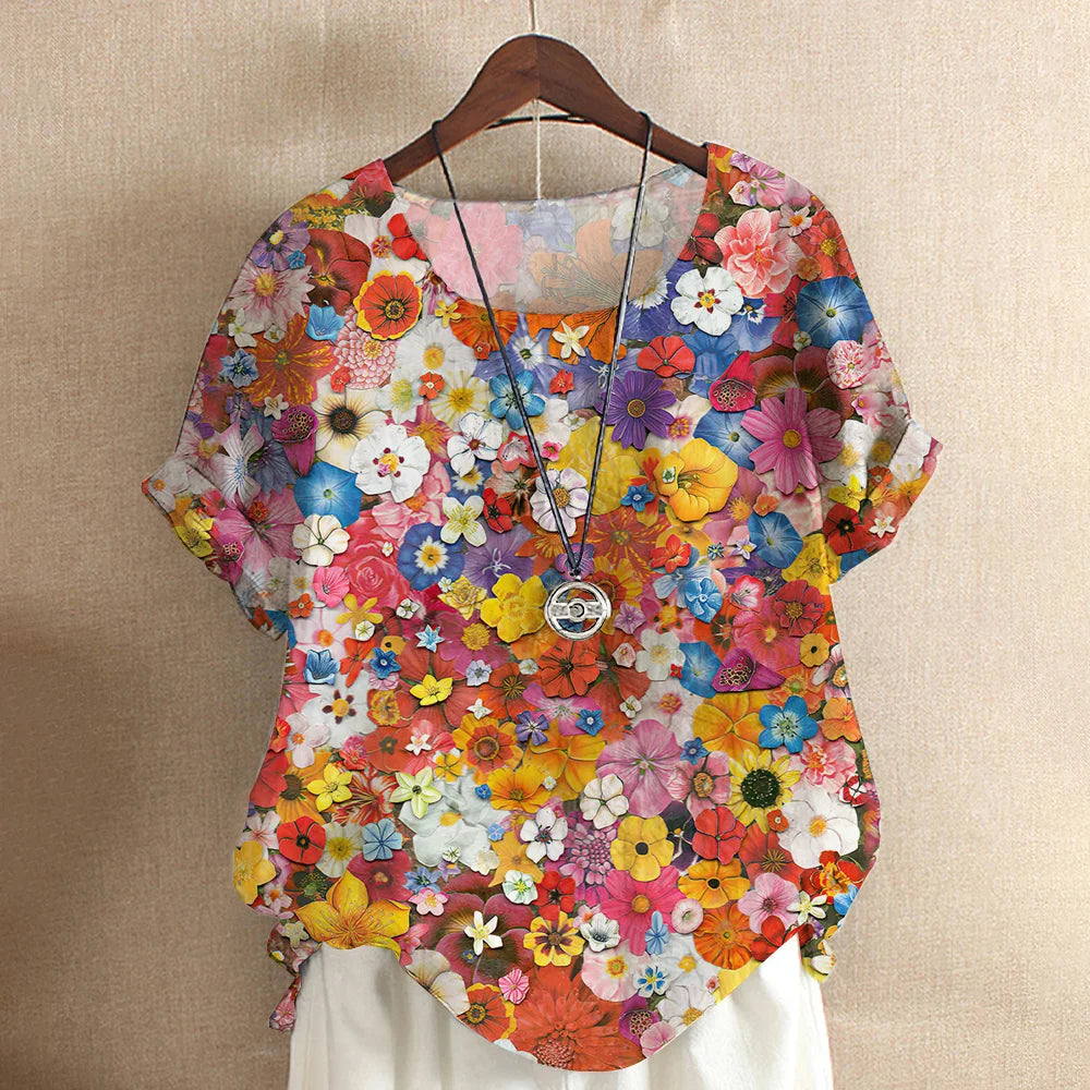 Tops Fashion Pullover Ladies Tees For Summer