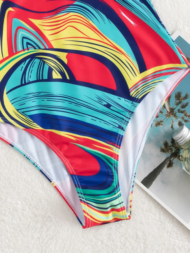 One Piece Swimsuit  Backless Hollow Summer Bathing Suit