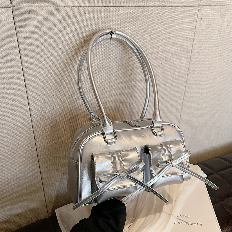 Shoulder Bags with  Big Capacity Commuter Mini Boston Underarm Luxury Designer Handbag
