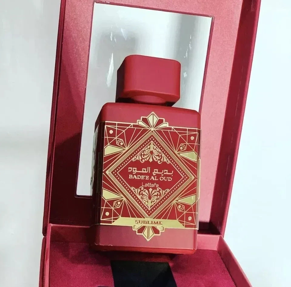 Lattafa perfume for women - badee al oud sublime lattafa 100 ml., Red. Original Dubai Perfume