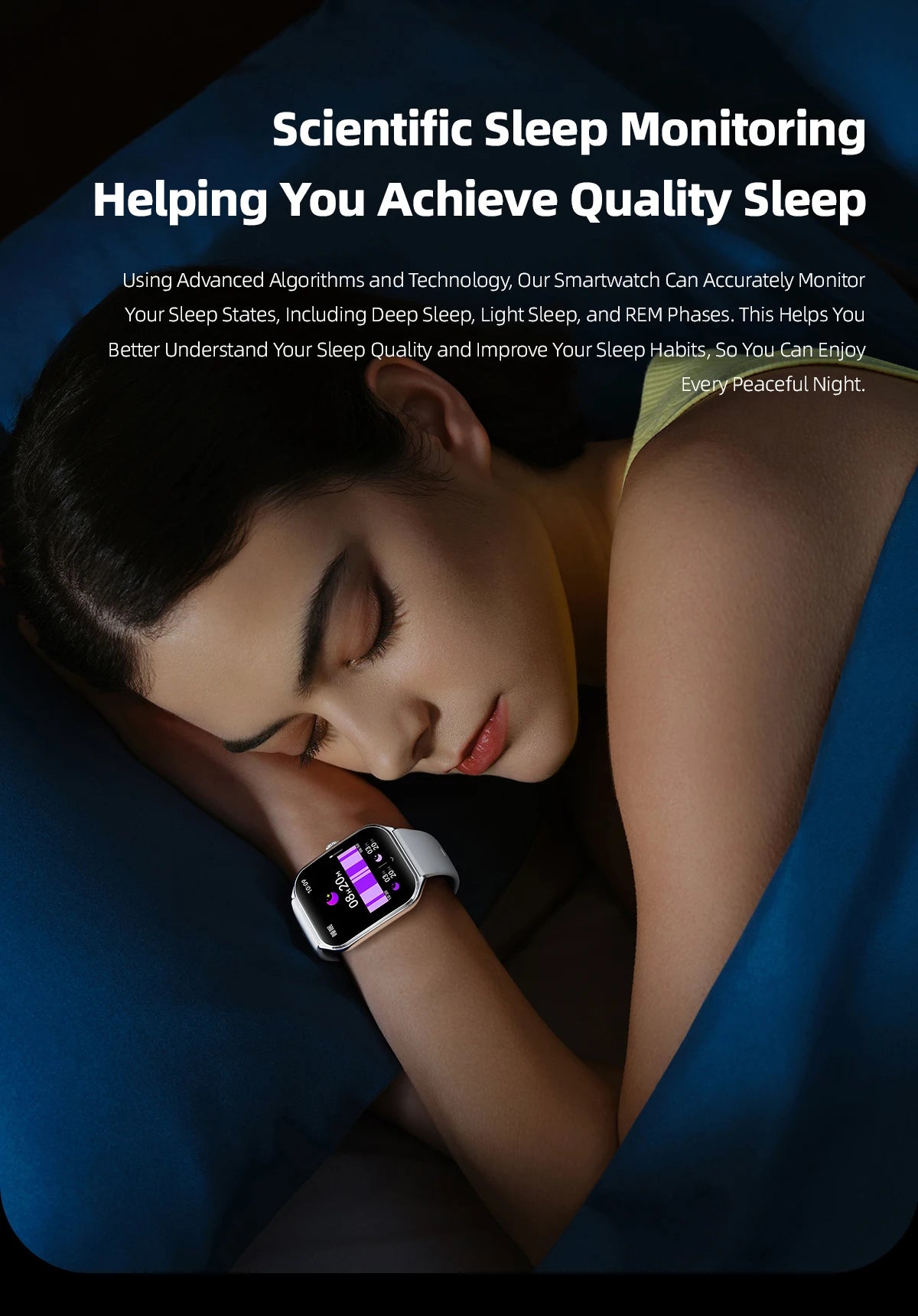 New Ultra Thin Smart Watch 1.96" AMOLED HD Pixel Display Always Show Time BT Call Reminder