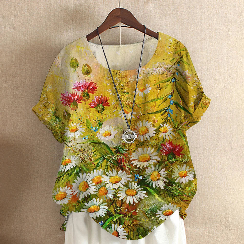 Tops Fashion Pullover Ladies Tees For Summer