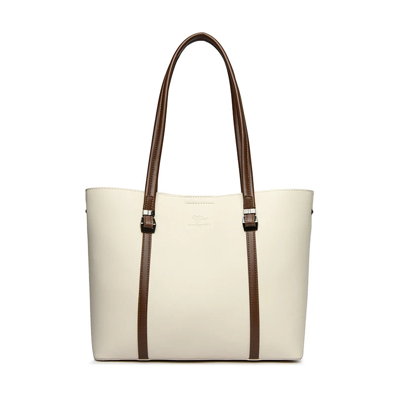 Large Capacity Shopping Luxury High Leather Ladies Bag