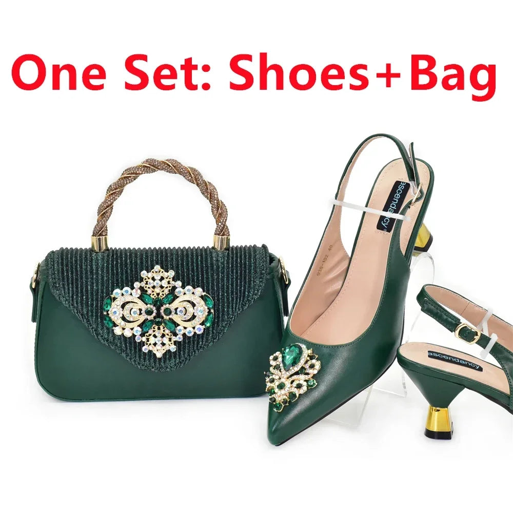 New Fashion Women Shoes and Bags To Match