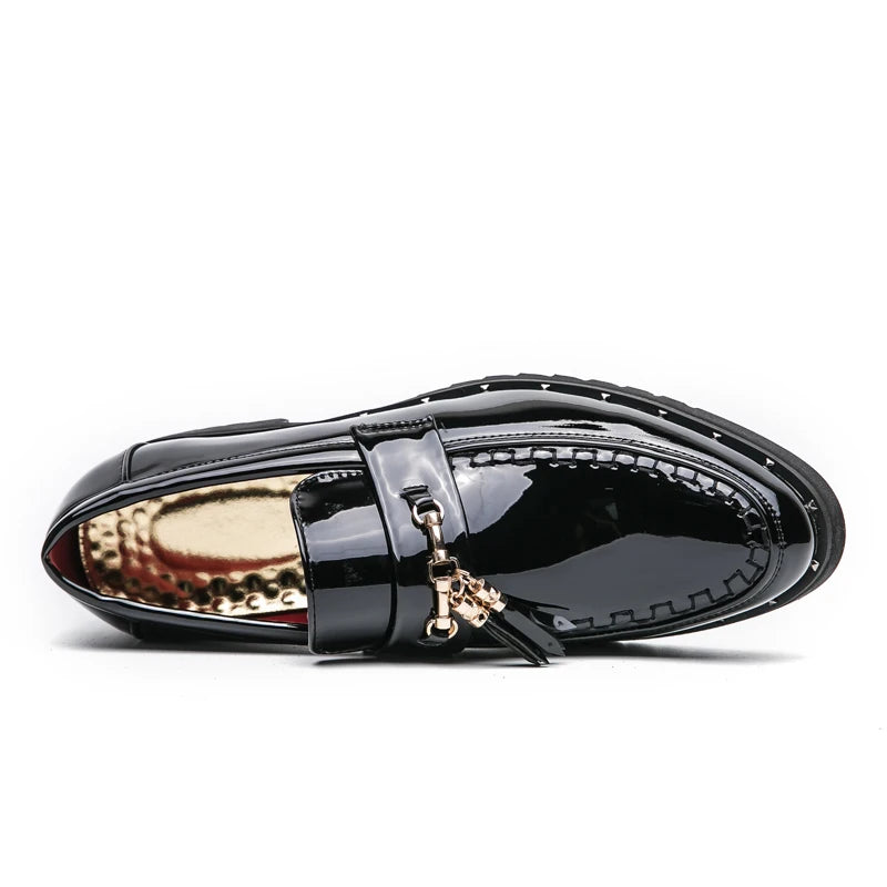 Loafers Tassel Fashion  Leather Casual Shoes for Men