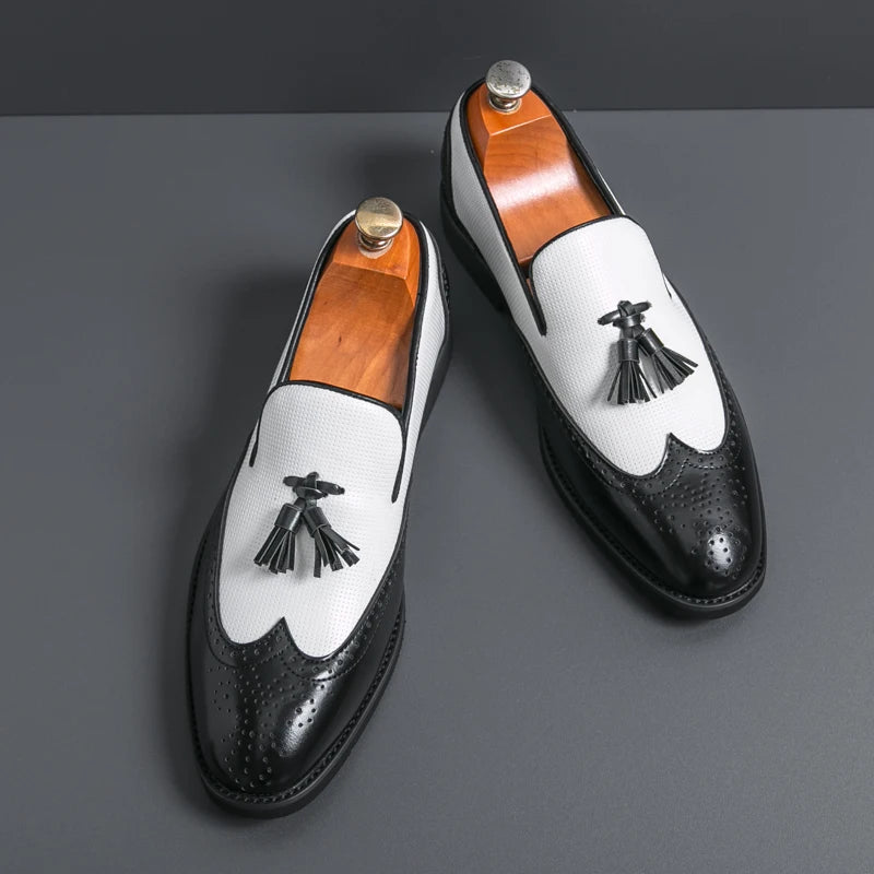Leather Moccasins Comfortable For Wedding and Office Designer Shoes