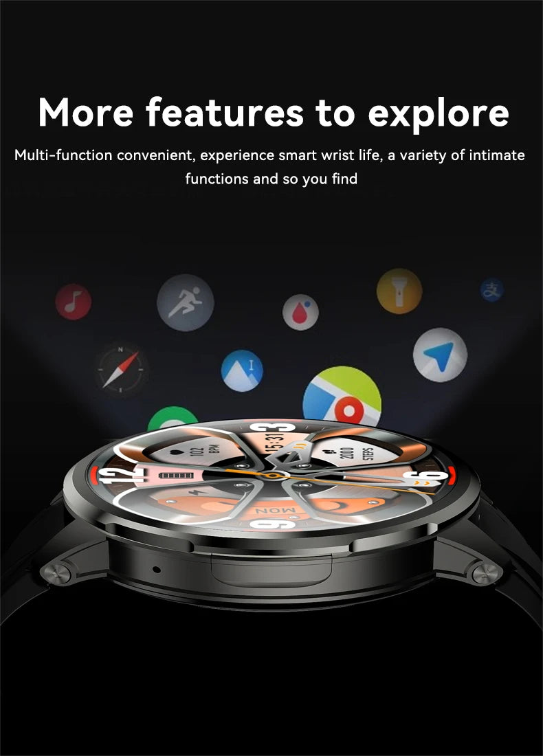5G/4G Full Netcom 8GB+128GB RAM Smart Watch 1.95 inch 2100mah Battery 900W Camera GPS WIFI Google APPS Smartwatch