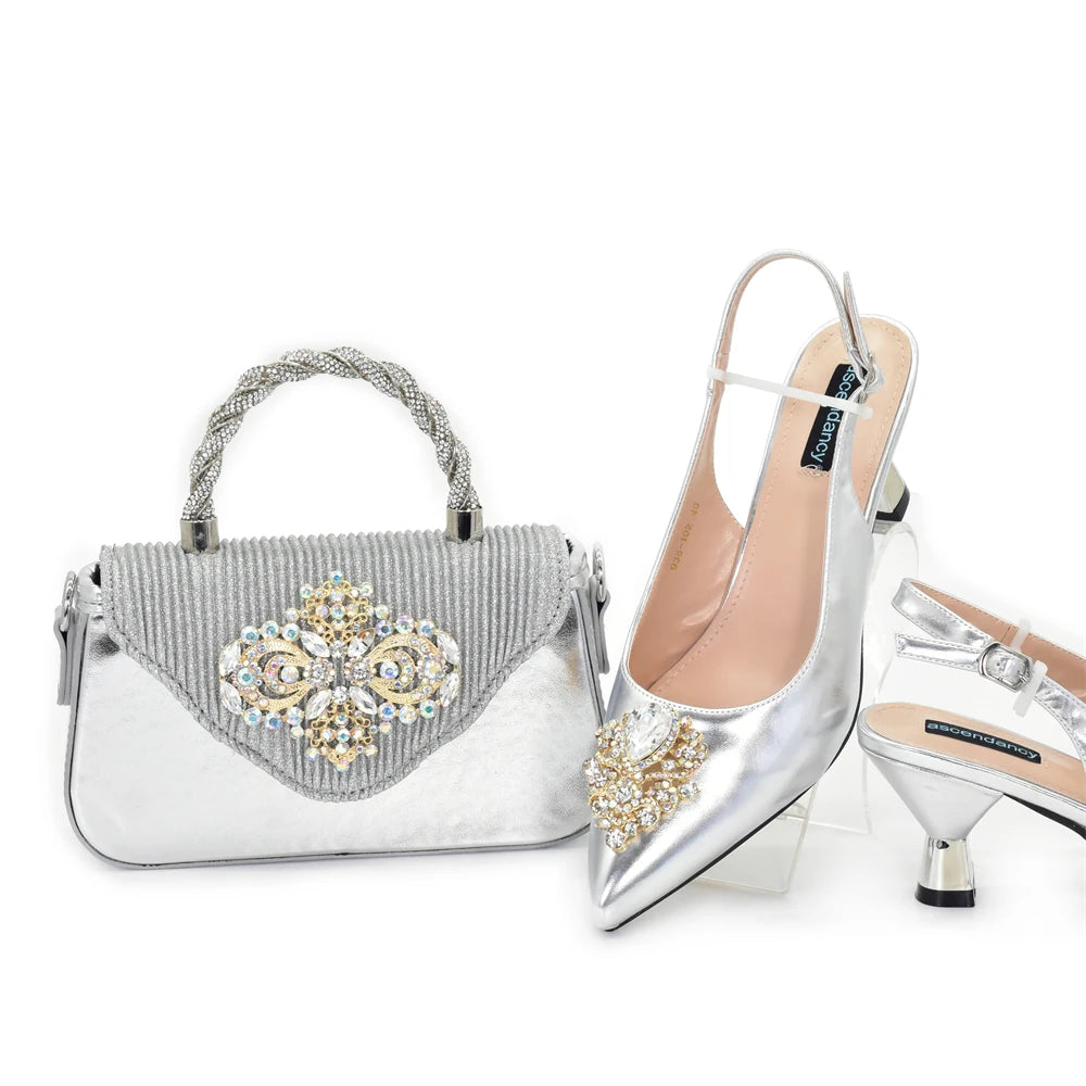 New Fashion Women Shoes and Bags To Match