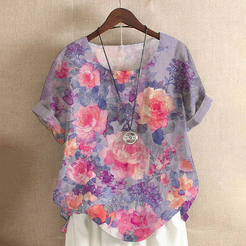 Tops Fashion Pullover Ladies Tees For Summer