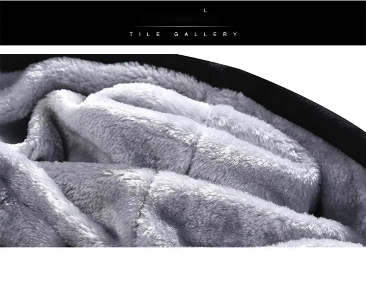 Men's autumn and winter sports set hooded casual cardigan jacket outdoor thickened warm sport