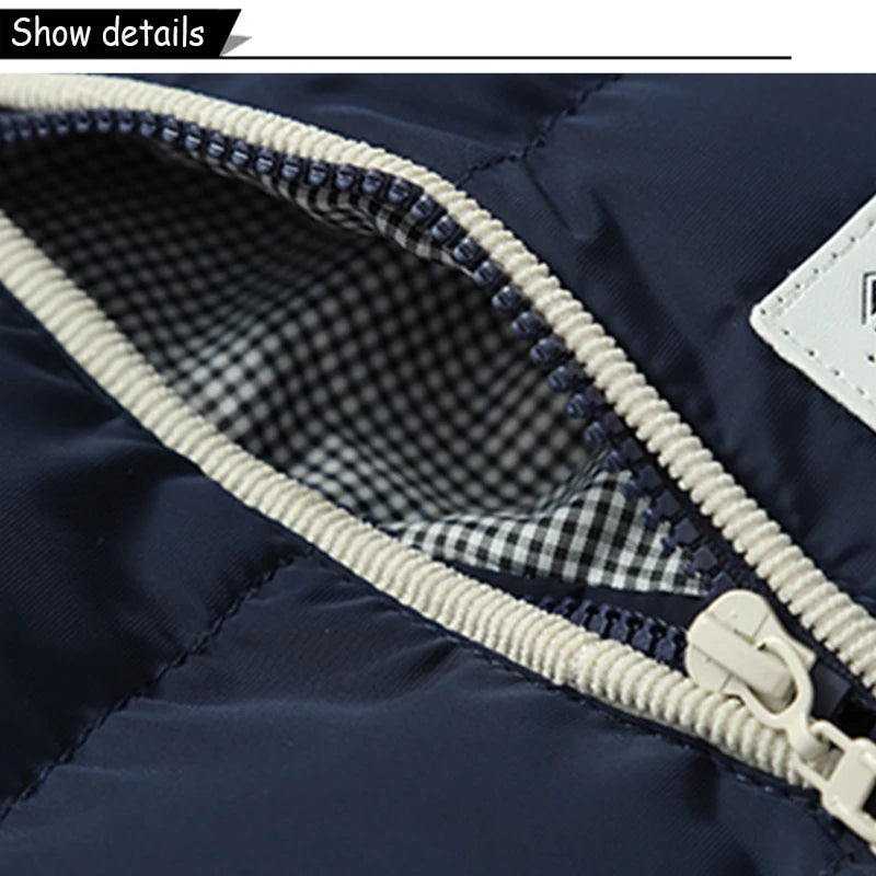 Sleeveless Warm Detachable Hooded Vest Jackets For MenSolid Color Outdoors Windproof