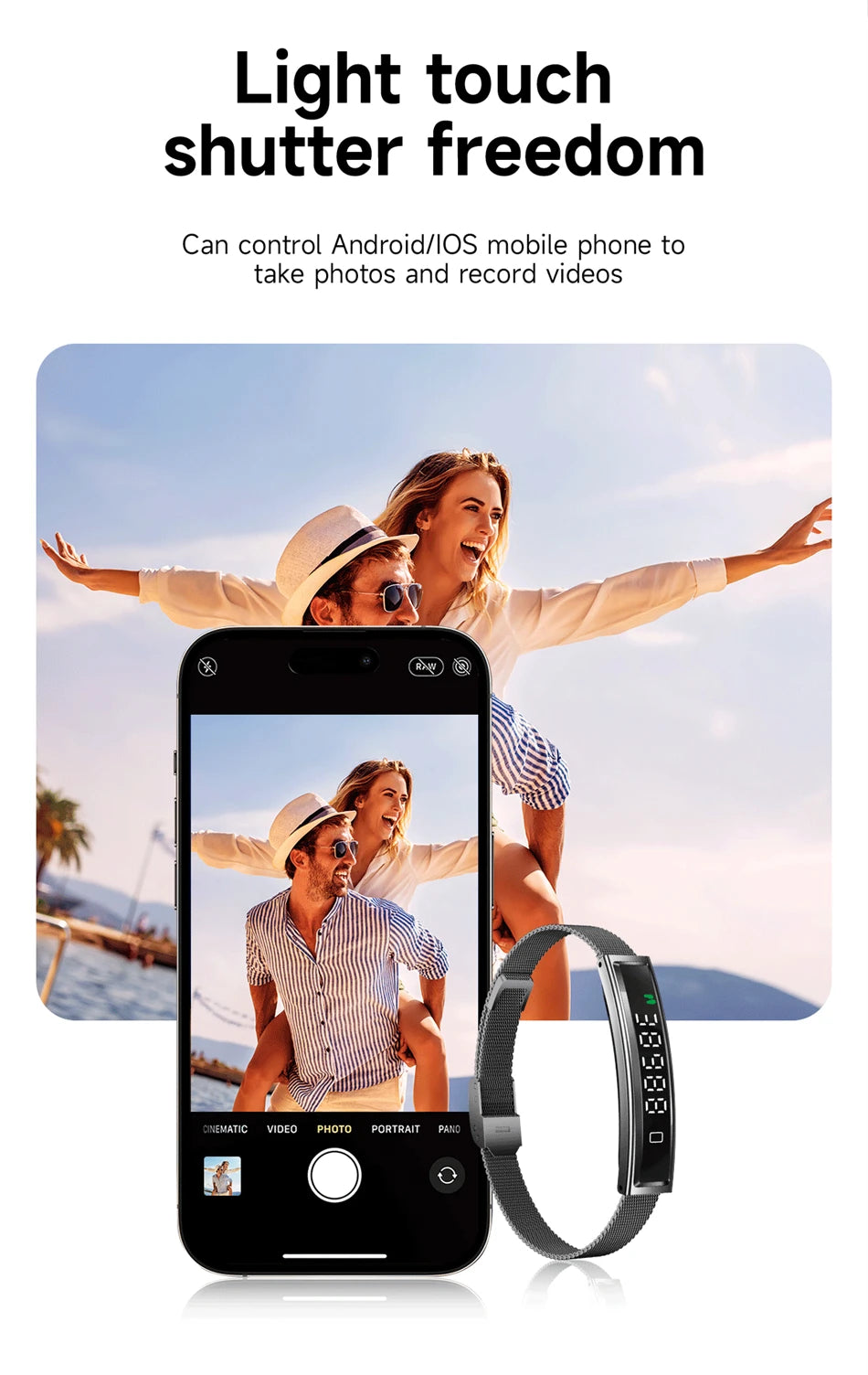 Health Smart Band Fitness Tracker Smartwatch with Heart Rate Blood Oxygen Sleep Monitor Waterproof Pedometer Watch for Unisex