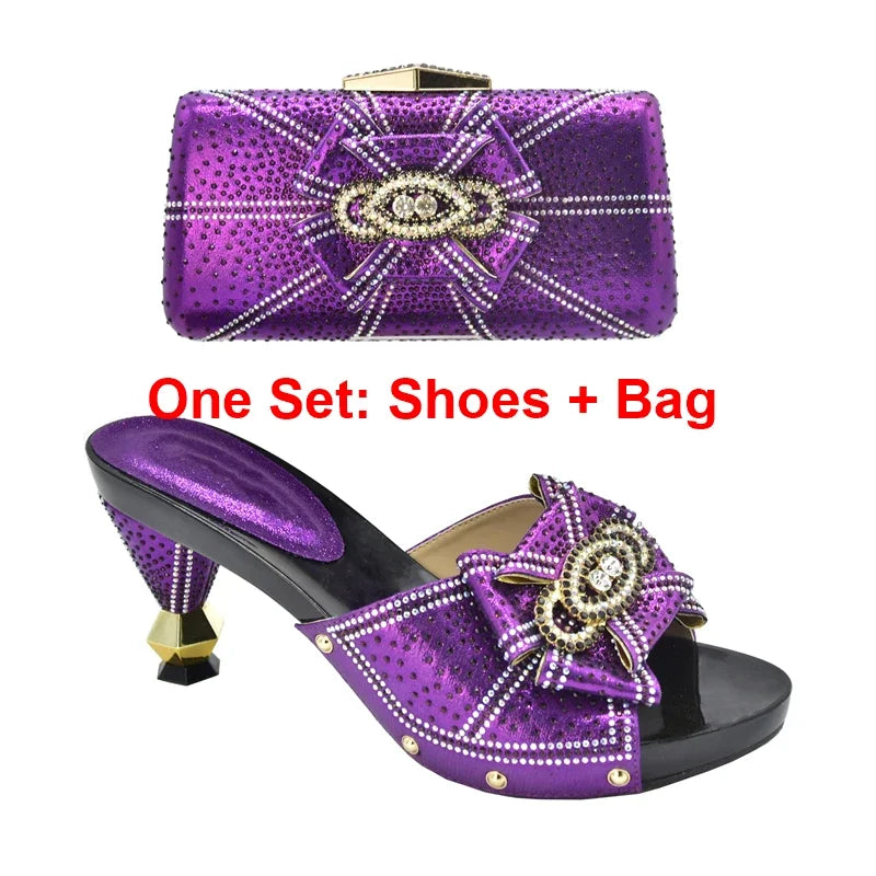 Shoes and Bag for Party Wedding Plus Size Women Shoes