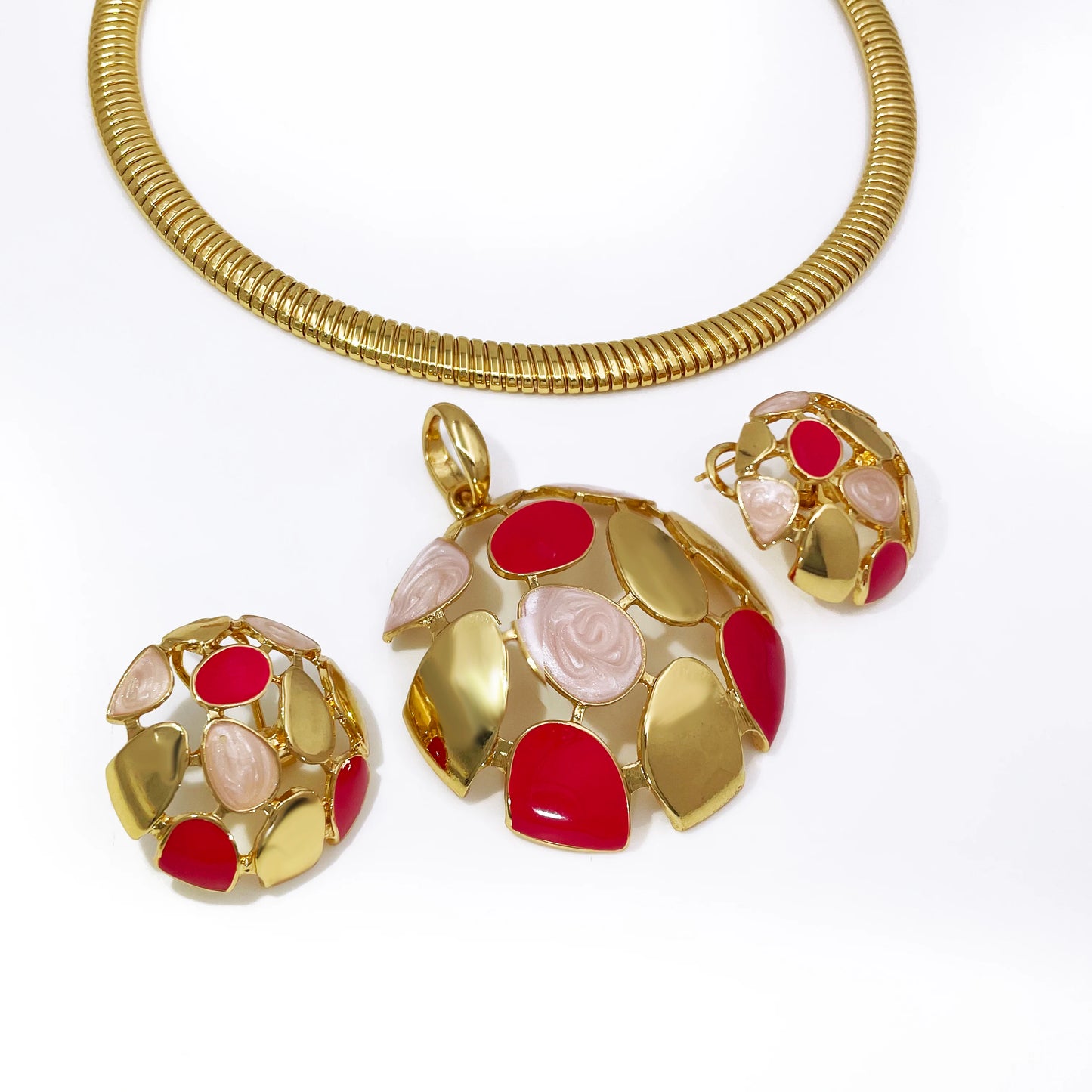 Necklace  Pendant And Earrings 3pcs Jewelry Set