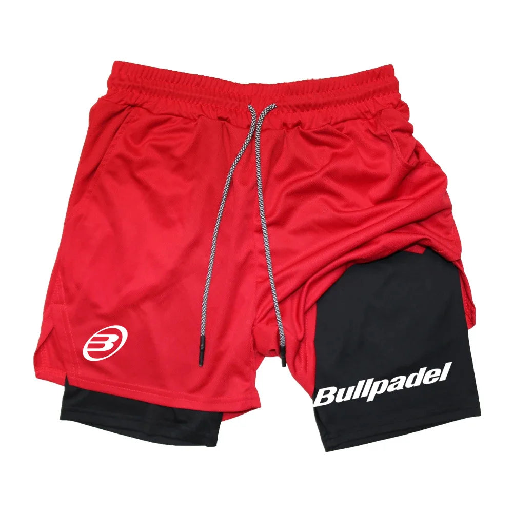 Men's Trousers Outdoor Running  Padel Sport Shorts  Breathable Tennis Quick-Drying BadmintonSportwear