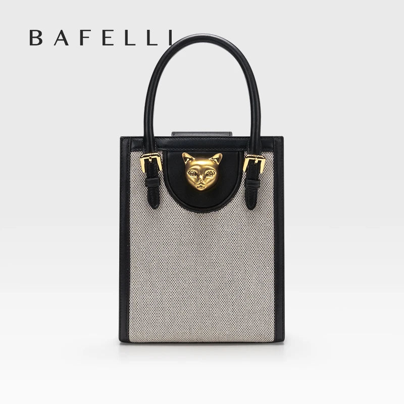 BAFELLI 2025 NEW WOMEN'S HANDBAG CAT LUXURY BRAND DESIGNER ORIGINAL STYLE TRENDING SHOULDER CASUAL BAGS