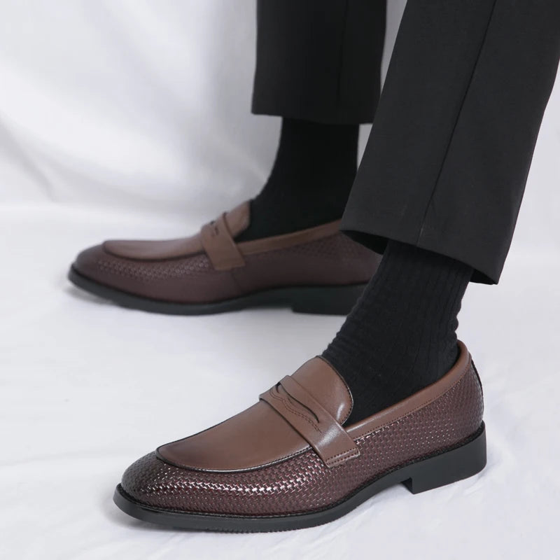 Classic Loafers Slip-on Plus Size 45 46 Original Office and Business Shoes