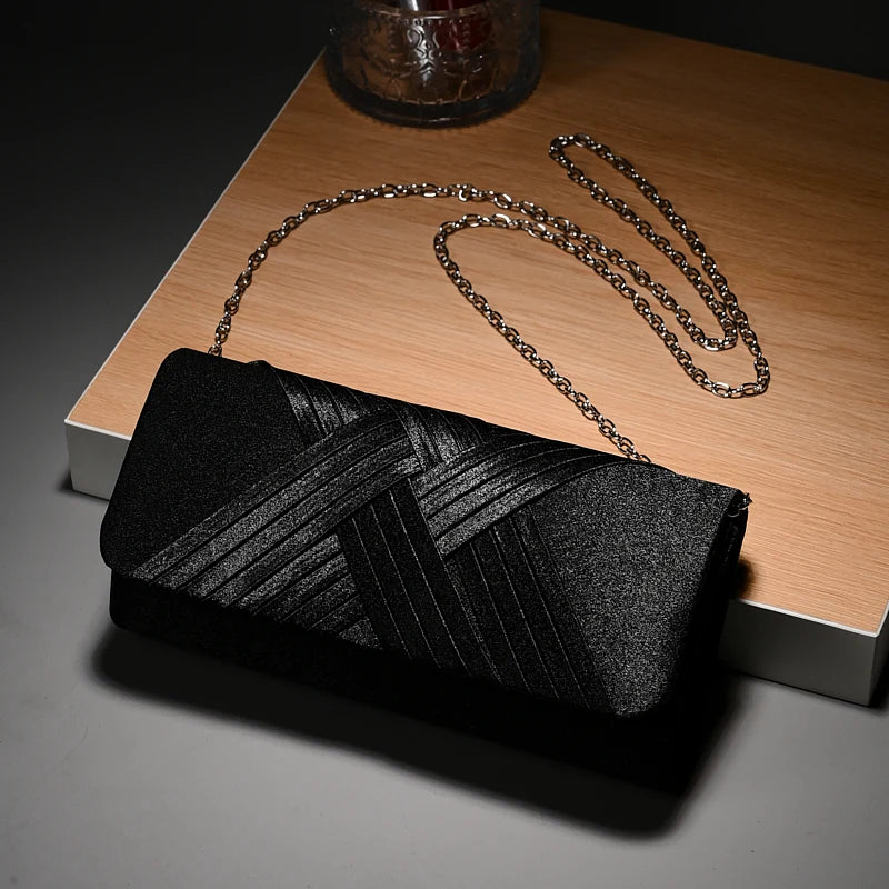 Luxury Stripes Designer One-shoulder bag Envelope Evening Clutch Bags shoulder bag women wedding party gift