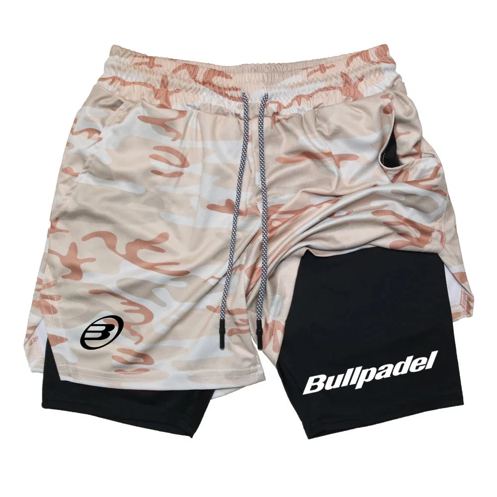 Men's Trousers Outdoor Running  Padel Sport Shorts  Breathable Tennis Quick-Drying BadmintonSportwear