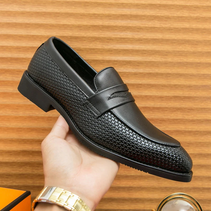 Classic Loafers Slip-on Plus Size 45 46 Original Office and Business Shoes