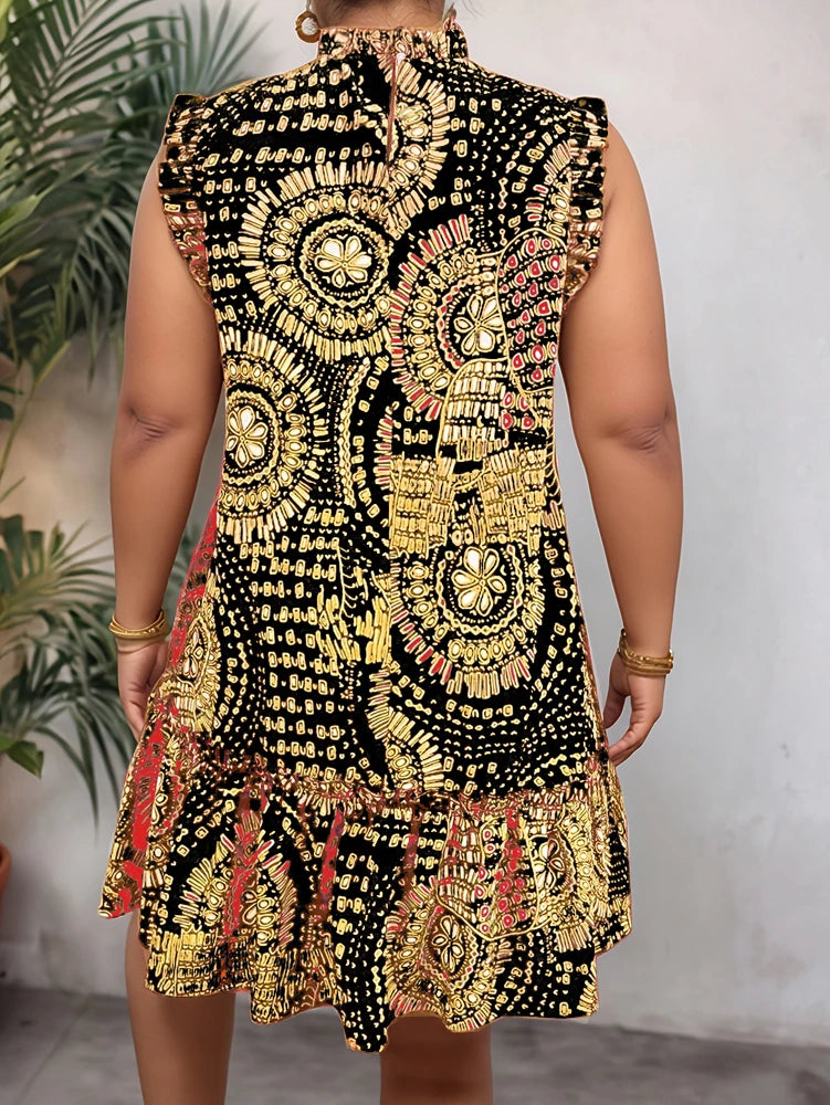 Summer New Women's Elegant Slim Fit Short Sleeve Dress