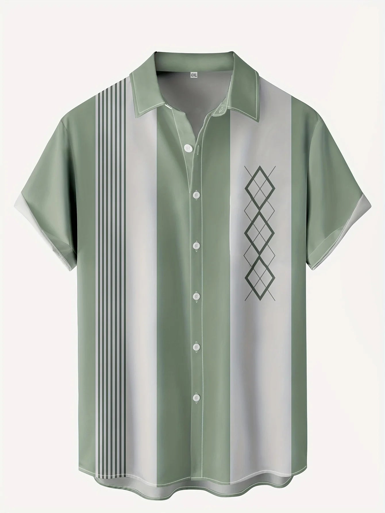 Mix Beautiful Colour Short Sleeve Tops Beach Party Plaid For Men's